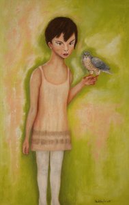 Girl with a Sparrow Hawk